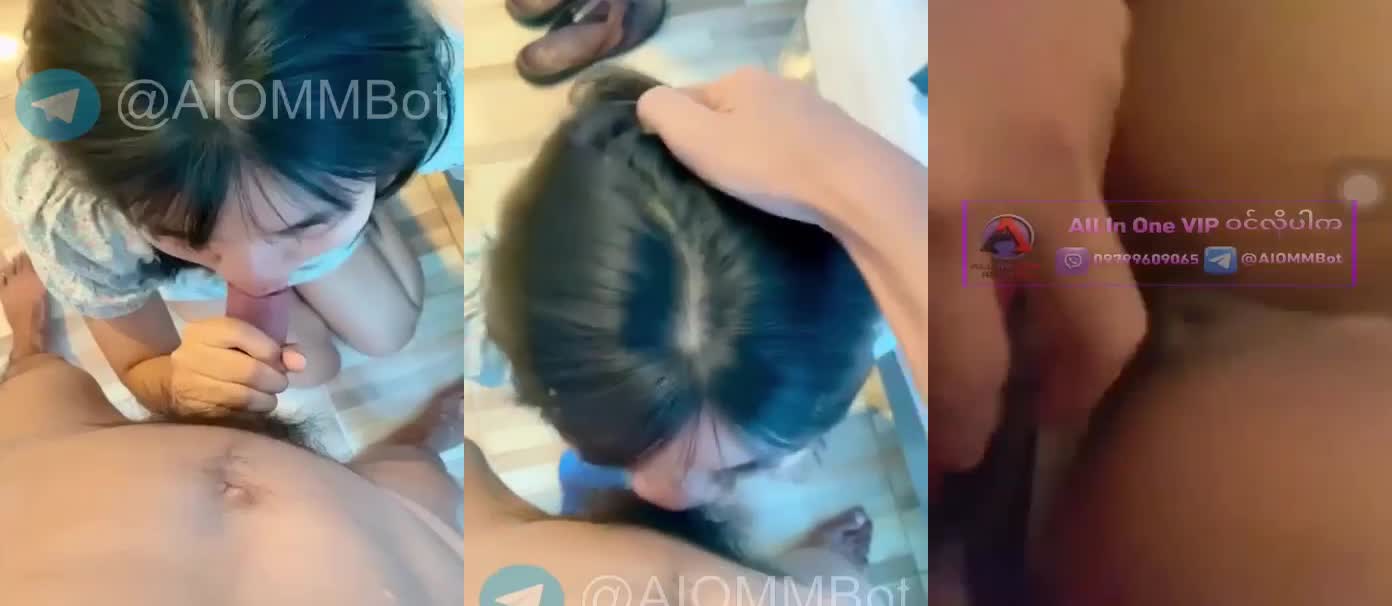 ဘဲဒုတ်ကို သေချာစုပ်ပေးပြီးမှ အလိုးခံတဲ့ စော်လေး